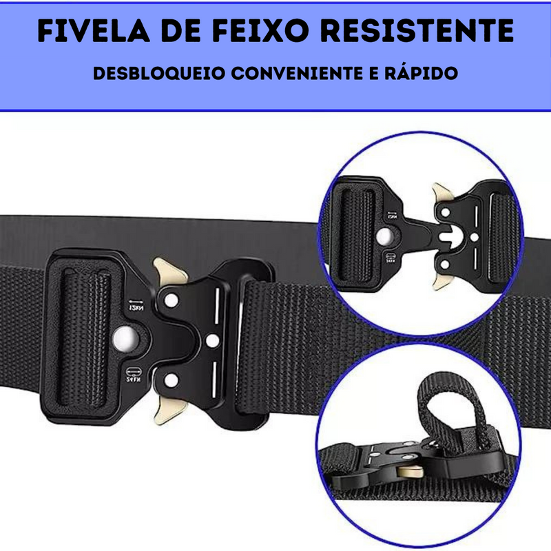 Cinto Tático Operating Belt (Fivela Liga de Zinco)