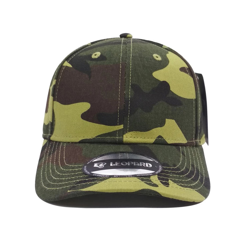 Boné Aba Curva Camuflado Militar