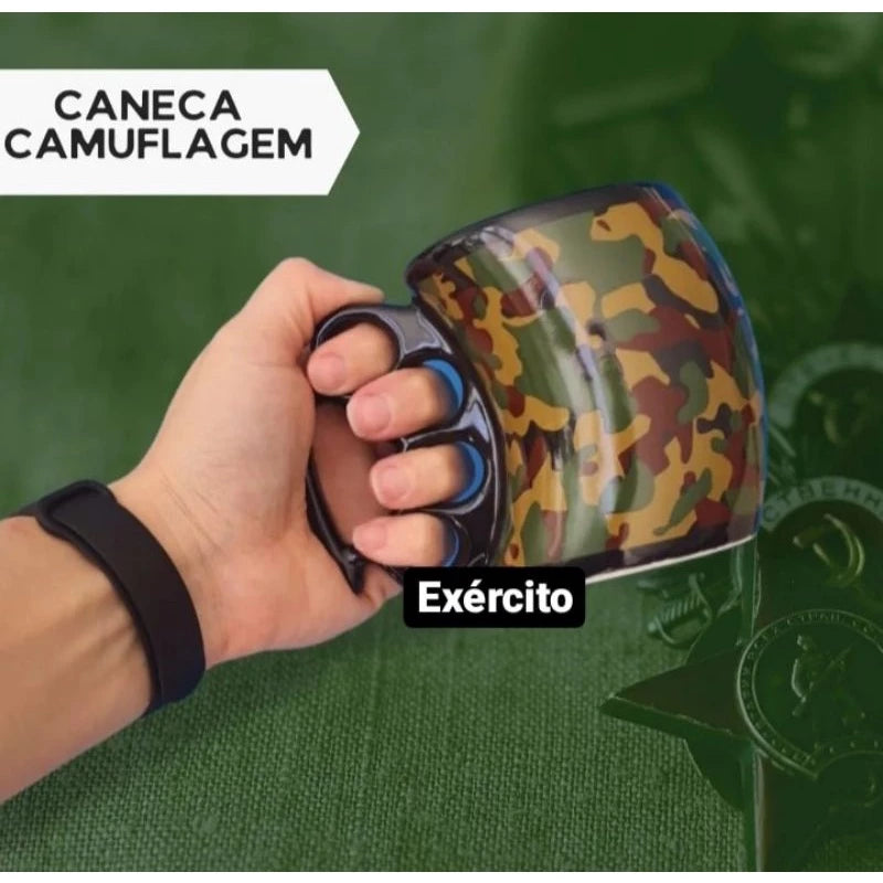 Caneca Soco Inglês Camuflagem