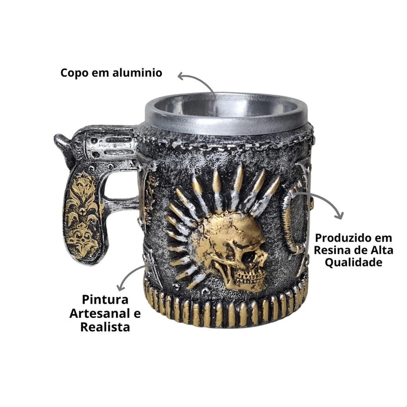 Caneca Caveira Chopp