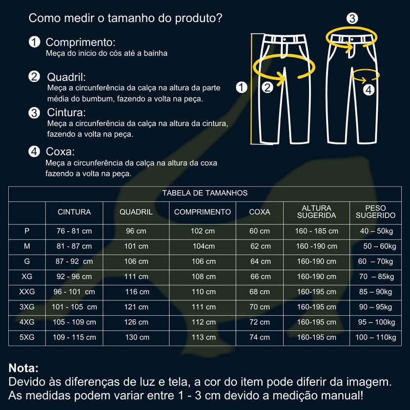 Calça Cargo Operacional