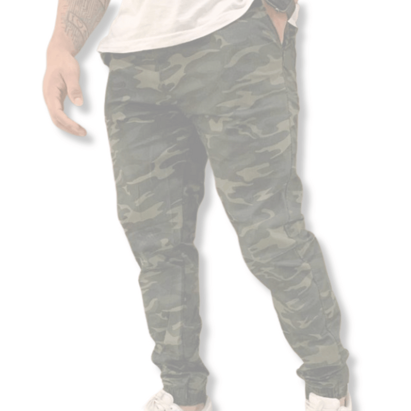 Calça Jogger Camuflada Militar Unissex