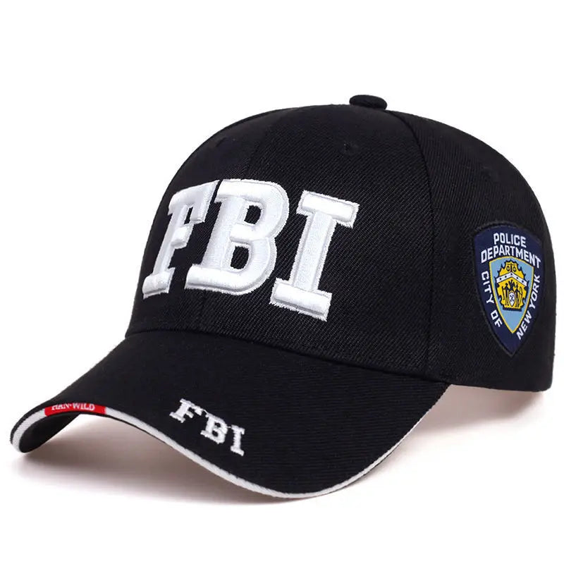 Boné Tático com Bordado FBI