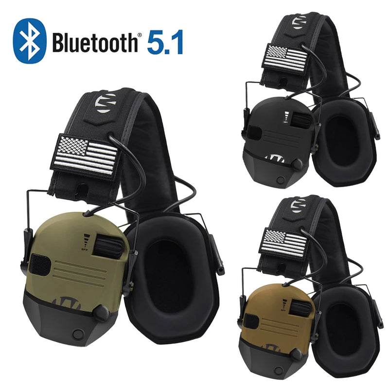 Protetor Auditivo Eletrônico 5.1 Bluetooth