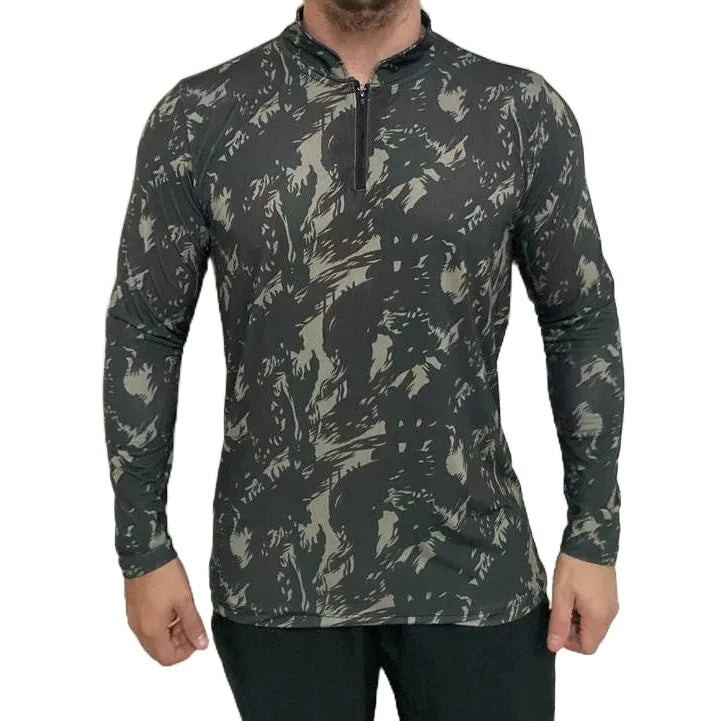 Blusa Camuflada com Proteção UV50